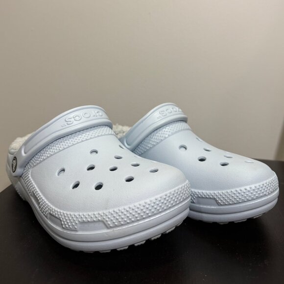 Crocs Classic Faux Fur Fuzz Lined Clogs - Picture 1 of 2